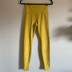 Yellow Alo Yoga Leggings - Size M